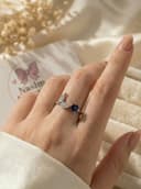 انگشتر دم وال و نگین